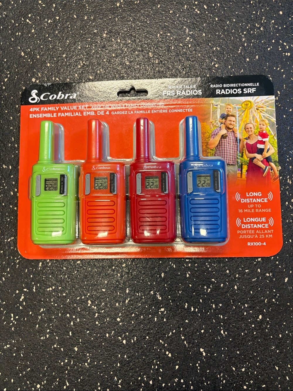 Cobra Family Walkie Talkies - 4pk